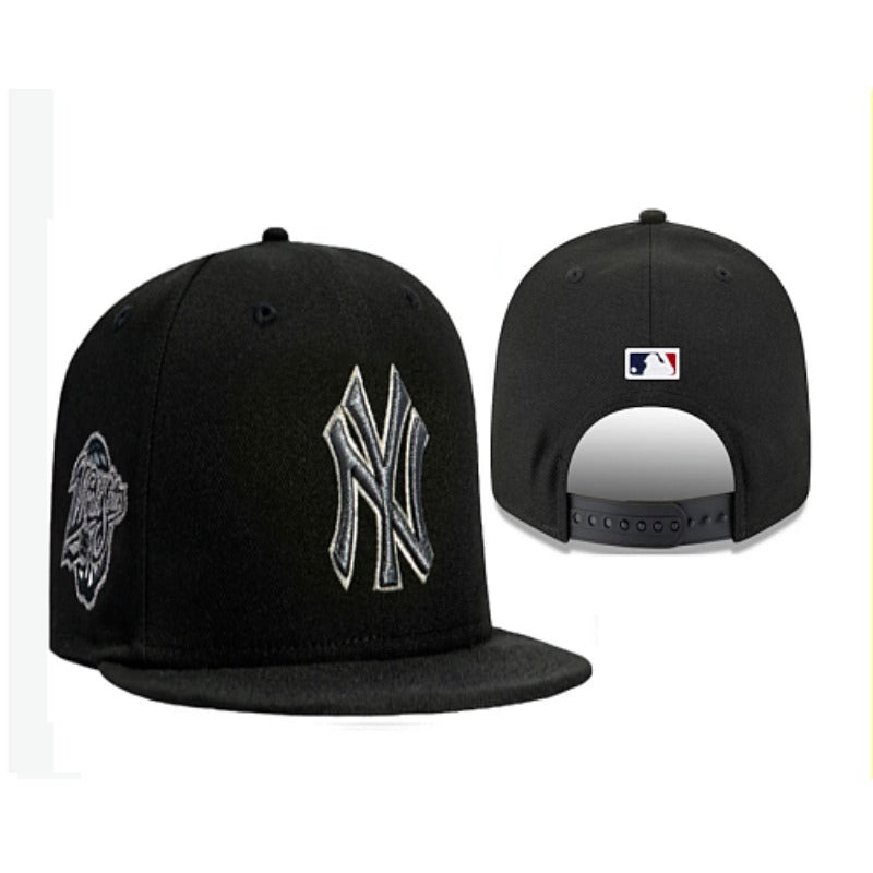 NYC City Baseball NY Symbol Flat Brim & Dad Caps, Unisex Adjustable Local Game Day Headwear Multi-Color Washed Solid Two-Tone Mesh Styles