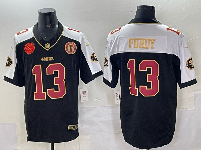 Newest arrival 2025 Adult San Francisco 49ers Brock Purdy No.13 Football Jerseys