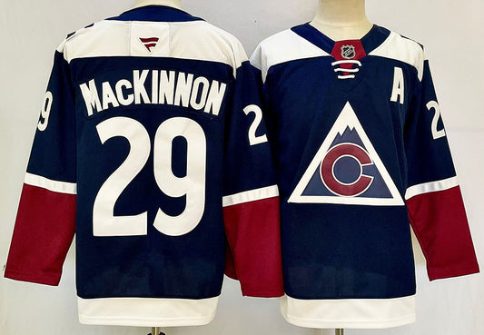 Men's Colorado Avalanche Nathan MacKinnon #29 Fanatics Navy Player Jersey