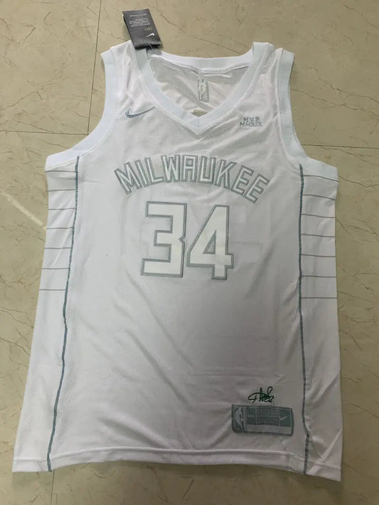 Milwaukee Bucks Giannis Antetokounmpo NO.34 Basketball Jersey