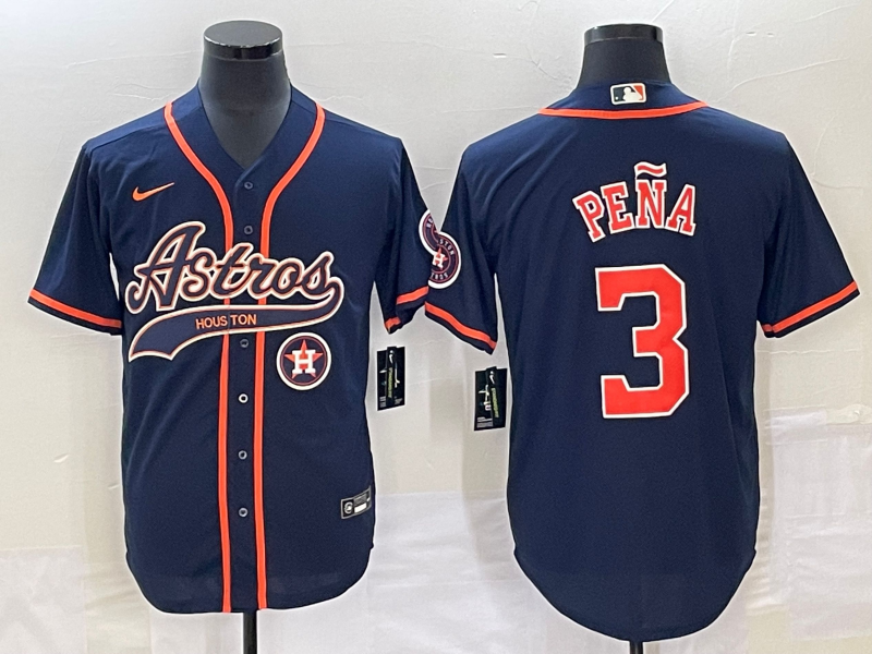 Men/Women/Youth Houston Astros Jeremy Peña #3 baseball Jerseys