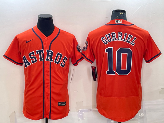 Men/Women/Youth Houston Astros Yuli Gurriel #10 baseball Jerseys