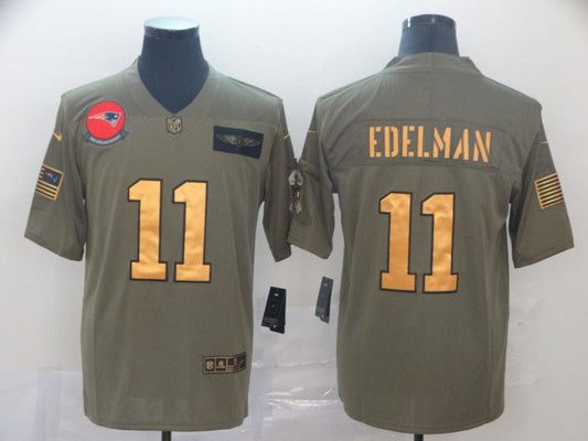 Adult New England Patriots Julian Edelman NO.11 Football Jerseys