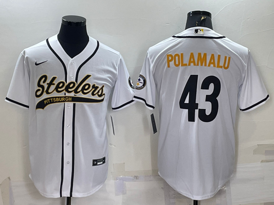 Adult Pittsburgh Steelers Troy Polamalu NO.43 Football Jerseys