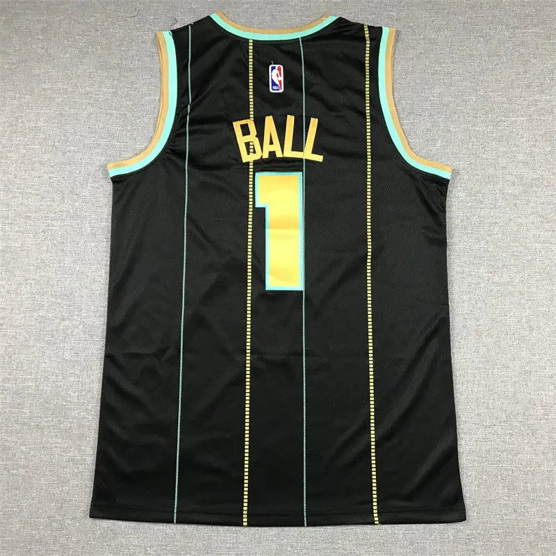 Charlotte Hornets LiAngelo Ball NO.1 Basketball Jersey