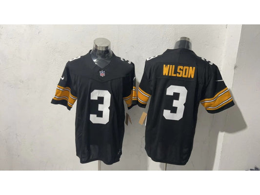Adult Pittsburgh Steelers Russell Wilson NO.3 Football Jerseys