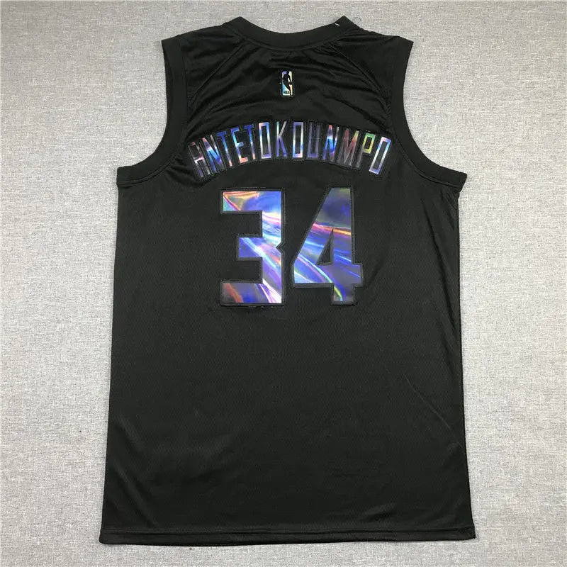 Milwaukee Bucks Giannis Antetokounmpo NO.34 Basketball Jersey