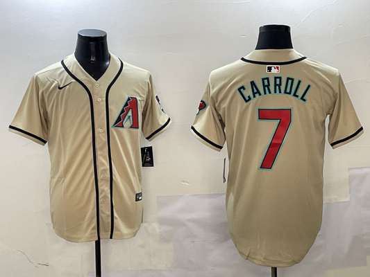 Men/Women/Youth  ‎Arizona Diamondbacks Corbin Carroll  NO.7 baseball Jerseys