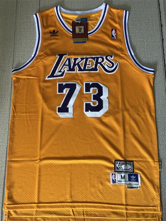 Los Angeles Lakers Dennis Rodman NO.73 Basketball Jersey