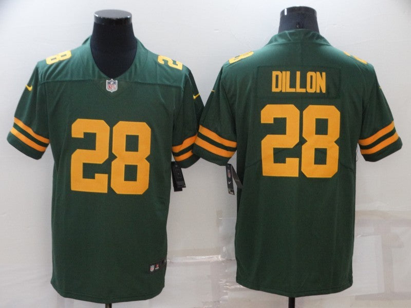 Adult Green Bay Packers A.J. Dillon NO.28 Football Jerseys