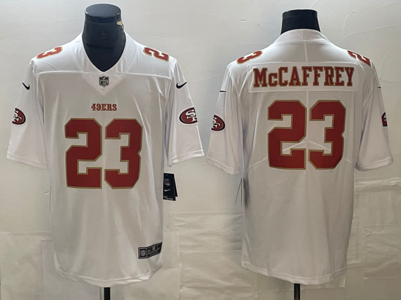 New arrival Adult San Francisco 49ers Christian McCaffrey NO.23 Football Jerseys
