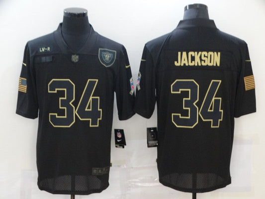 Adult ‎Oakland Raiders Bo Jackson NO.34 Football Jerseys