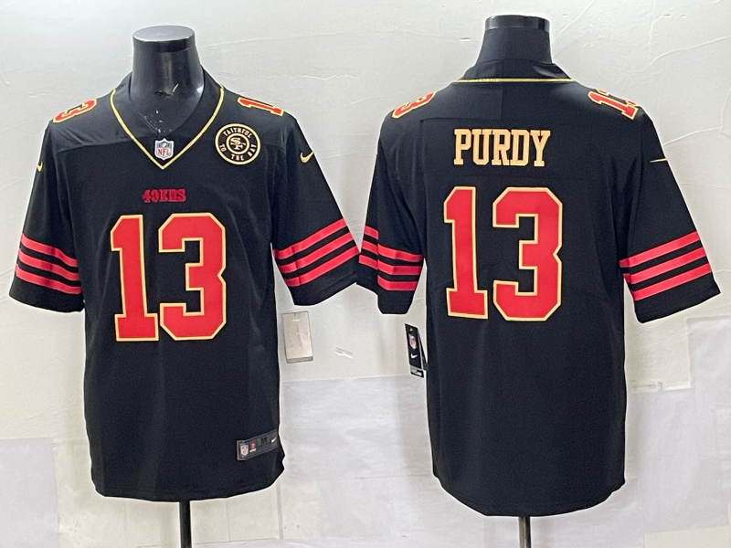 Newest arrival 2025 Adult San Francisco 49ers Brock Purdy No.13 Football Jerseys