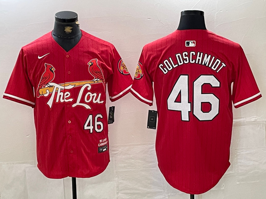 Men/Women/Youth St. Louis Cardinals Paul Goldschmidt #46 baseball Jerseys