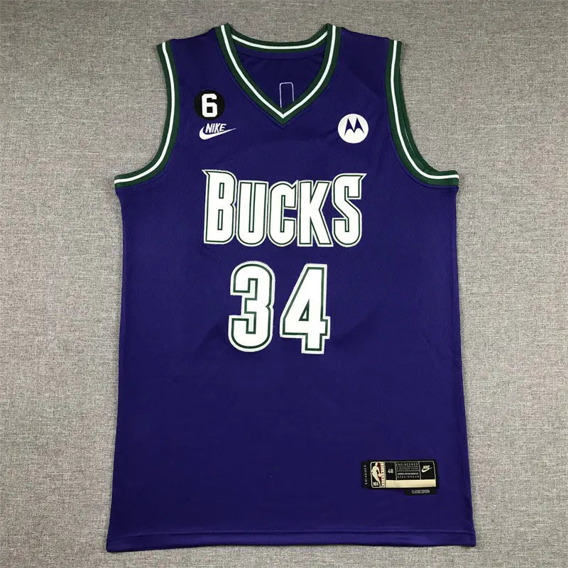 Milwaukee Bucks Giannis Antetokounmpo NO.34 Basketball Jersey