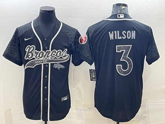 Adult Denver Broncos Russell Wilson NO.3 Football Jerseys
