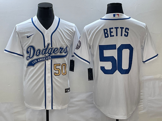 Men/Women/Youth Los Angeles Dodgers Mookie Betts #50 baseball Jerseys