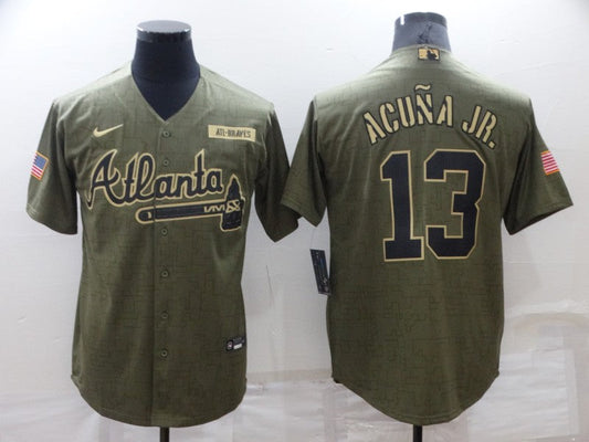 Men/Women/Youth Atlanta Braves Ronald Acuña Jr. #13 baseball Jerseys