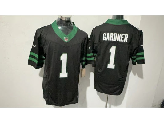 Adult New York Jets Sauce Gardner NO.1 Football Jerseys