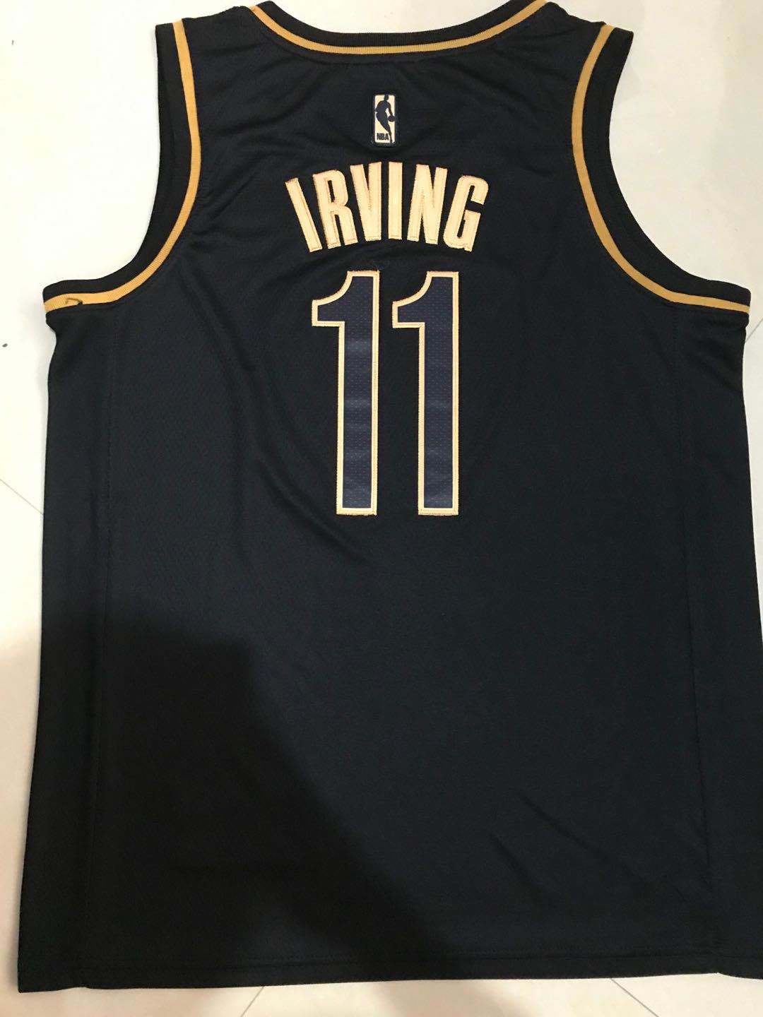 Men's Brooklyn Nets Kyrie Irving #11 Jersey black