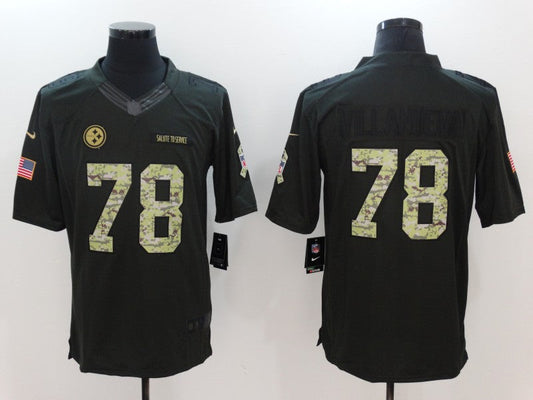 Adult Pittsburgh Steelers Alejandro Villanueva NO.78 Football Jerseys