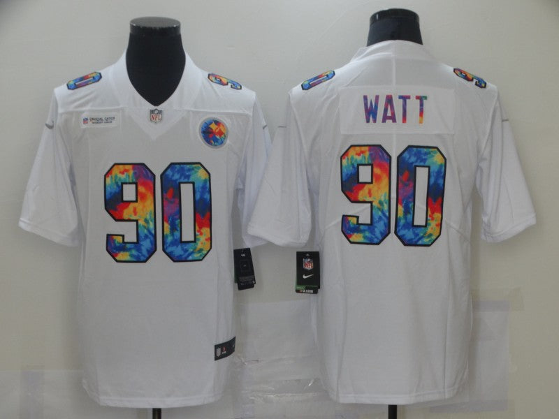 Adult Pittsburgh Steelers T. J. Watt NO.90 Football Jerseys