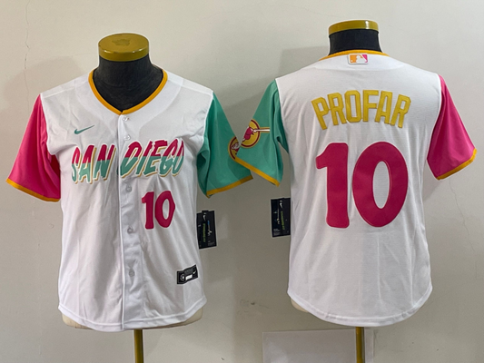 Men/Women/Youth San Diego Padres Jurickson Profar #10 baseball Jerseys