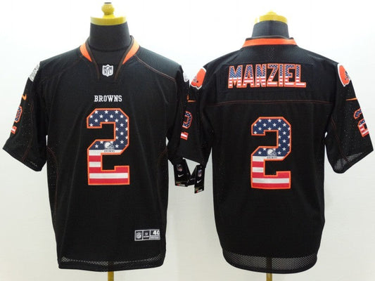 Adult Cleveland Browns Johnny Manziel NO.2 Football Jerseys