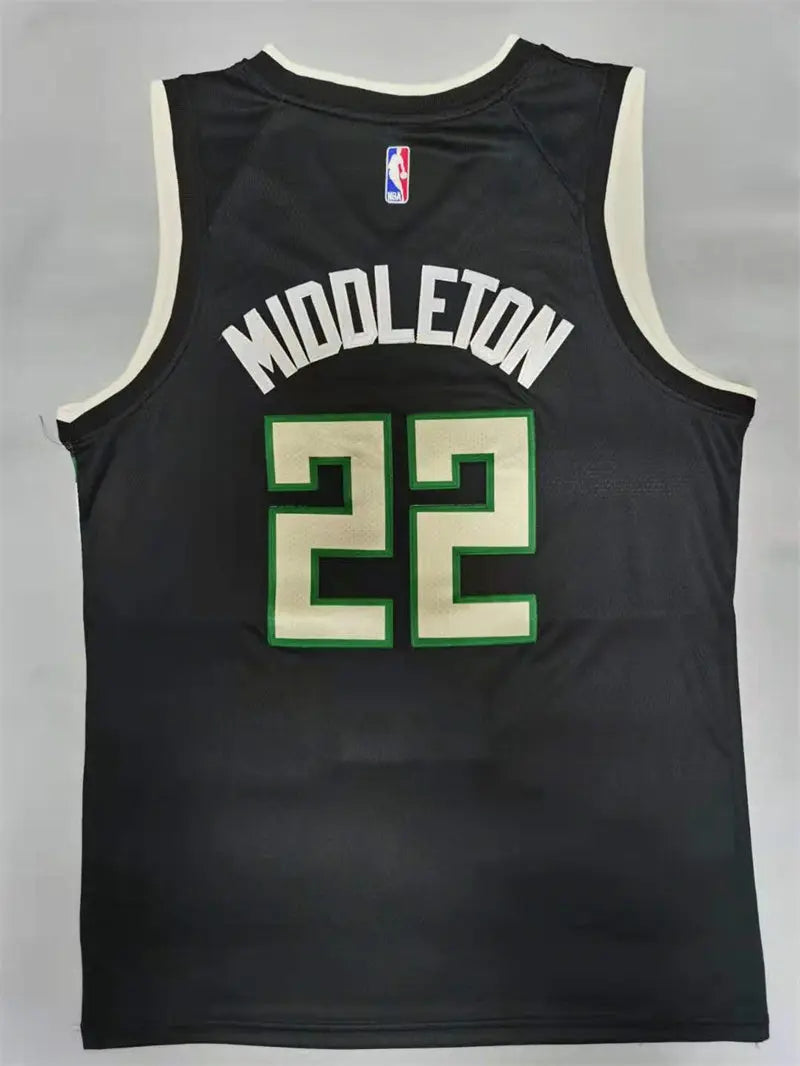 Milwaukee Bucks Khris Middleton NO.22 Basketball Jersey