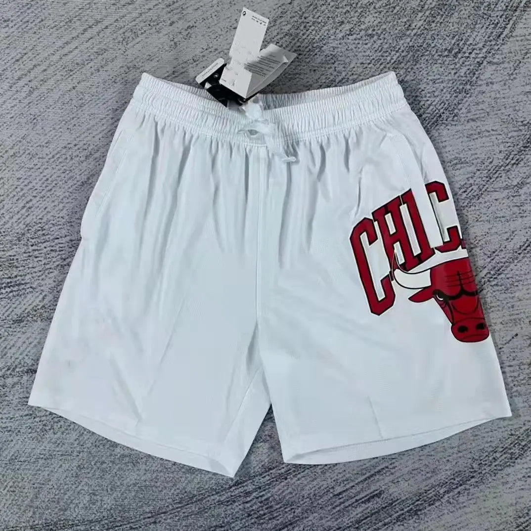 Chicago bulls white Basketball Shorts