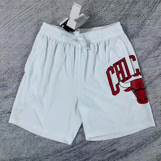 Chicago bulls white Basketball Shorts