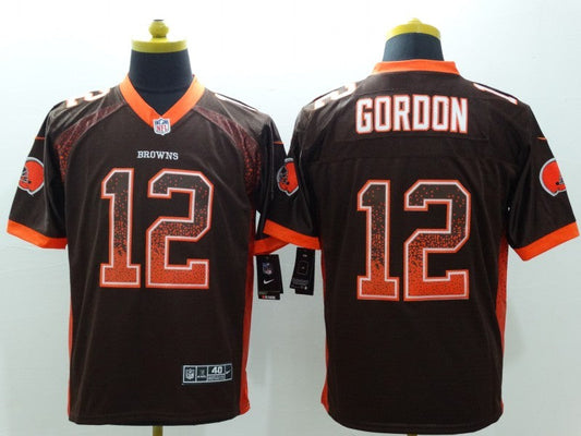 Adult Cleveland Browns Josh Gordon NO.12 Football Jerseys