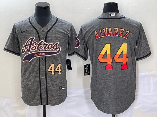 Men/Women/Youth Houston Astros Yordan Álvarez #44 baseball Jerseys