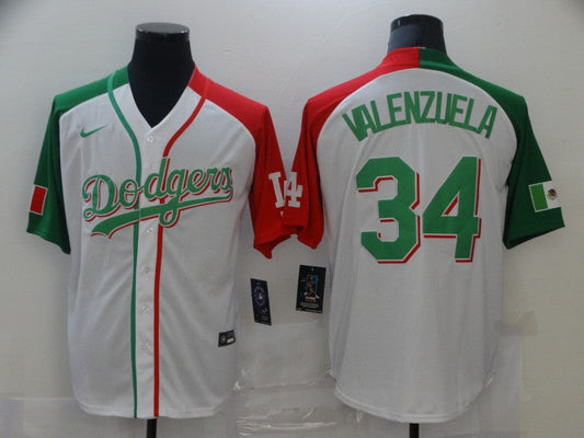 Men/Women/Youth Los Angeles Dodgers Fernando Valenzuela #34 baseball Jerseys