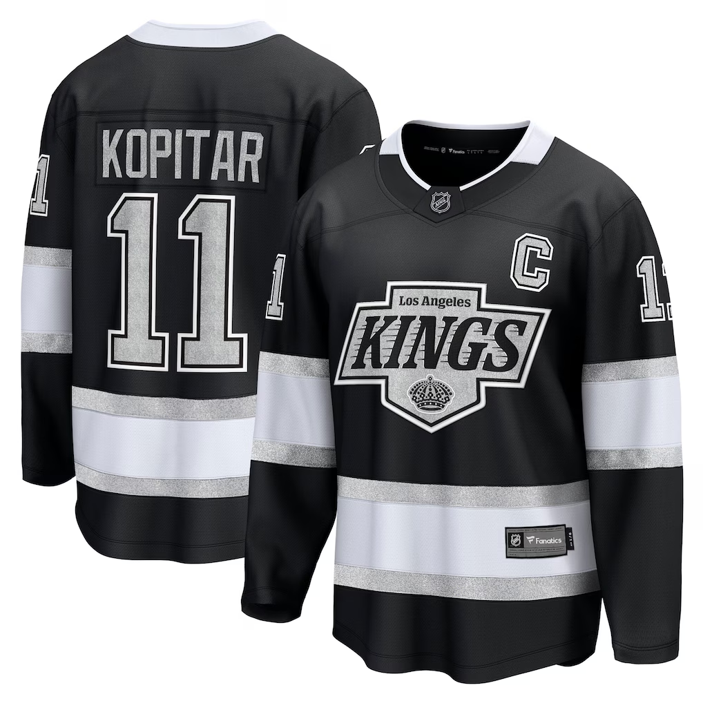 Men's Los Angeles Kings Anze Kopitar #11 Fanatics Black Home Breakaway Player Jersey