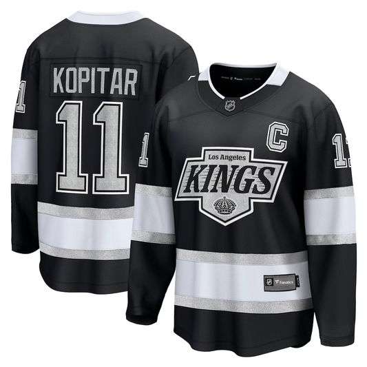 Men's Los Angeles Kings Anze Kopitar #11 Fanatics Black Home Breakaway Player Jersey