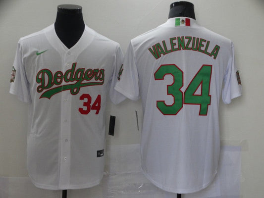 Men/Women/Youth Los Angeles Dodgers Fernando Valenzuela #34 baseball Jerseys