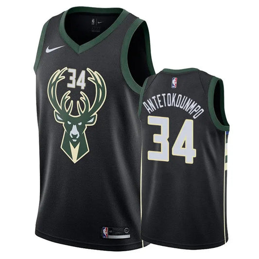 Milwaukee Bucks Giannis Antetokounmpo NO.34 Basketball Jersey
