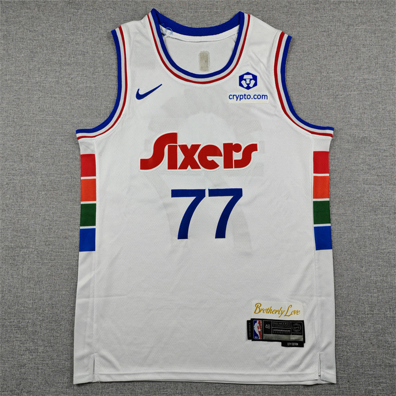 Philadelphia 76ers V.J. Edgecombe swingman basketball jerseys new version