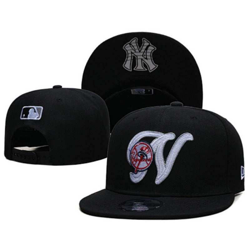 NYC City Baseball NY Symbol Flat Brim & Dad Caps, Unisex Adjustable Local Game Day Headwear Multi-Color Washed Solid Two-Tone Mesh Styles