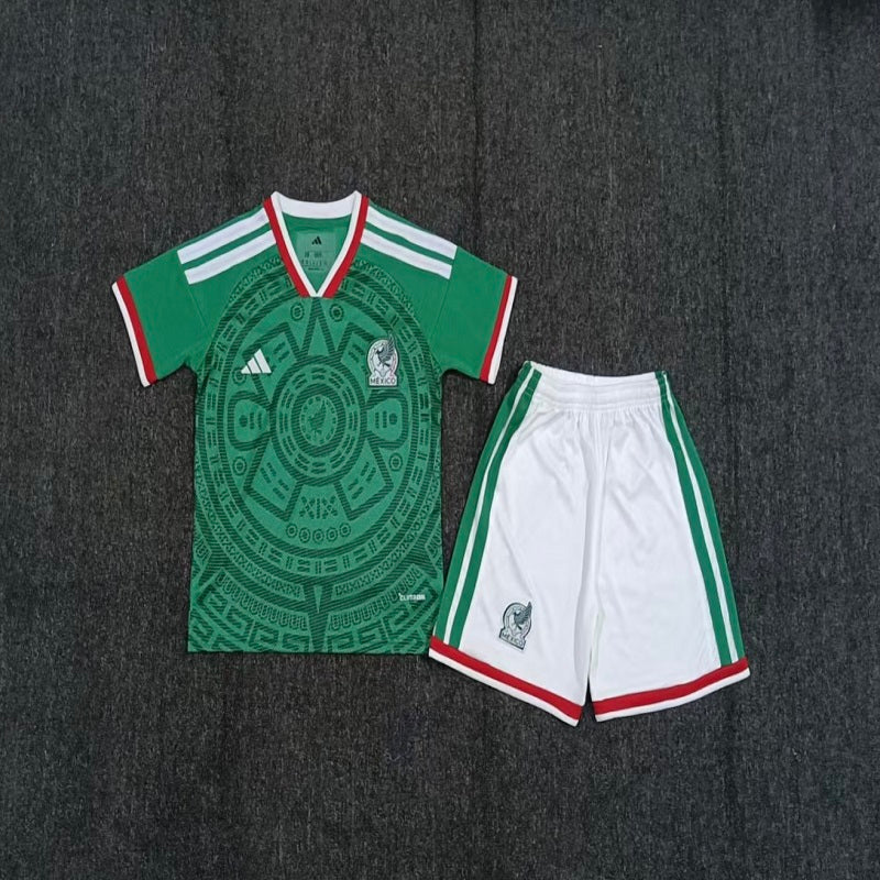 Kids Mexico 2026 world cup home soccer Jersey custom name and number