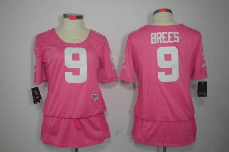 Women's New Orleans Saints Drew Brees NO.9 Football Jerseys