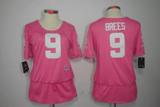 Women's New Orleans Saints Drew Brees NO.9 Football Jerseys