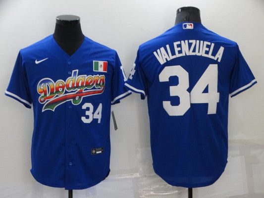 Men/Women/Youth Los Angeles Dodgers Fernando Valenzuela #34 baseball Jerseys