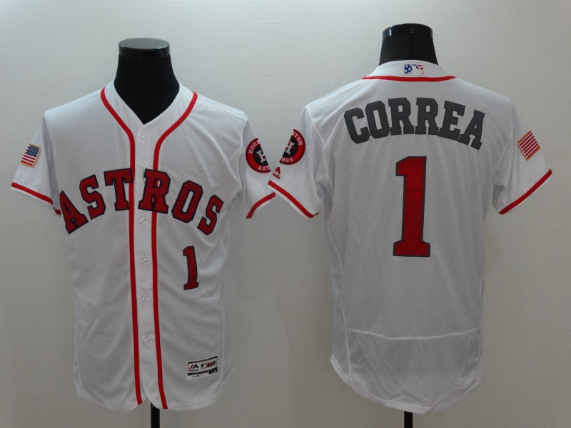 Men/Women/Youth Houston Astros Carlos Correa #1 baseball Jerseys