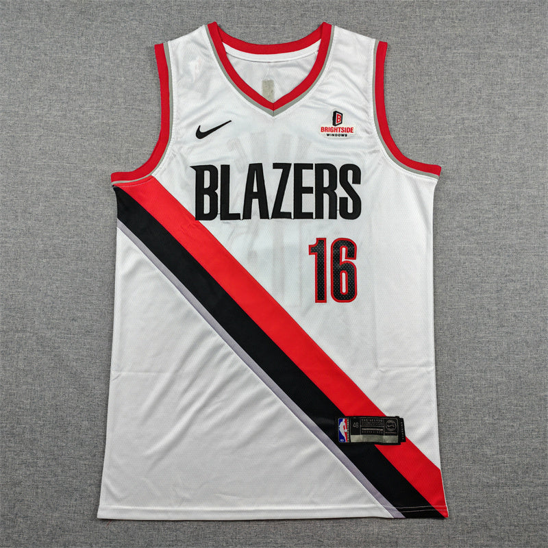Portland Trail Blazers Yang swingman basketball white jerseys S-2XL