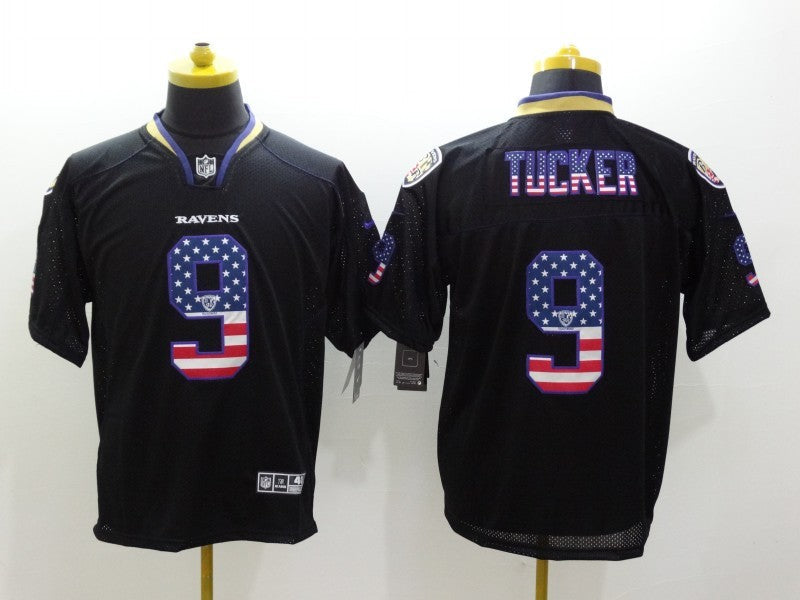 Adult  Baltimore Ravens Justin Tucker NO.9 Football Jerseys