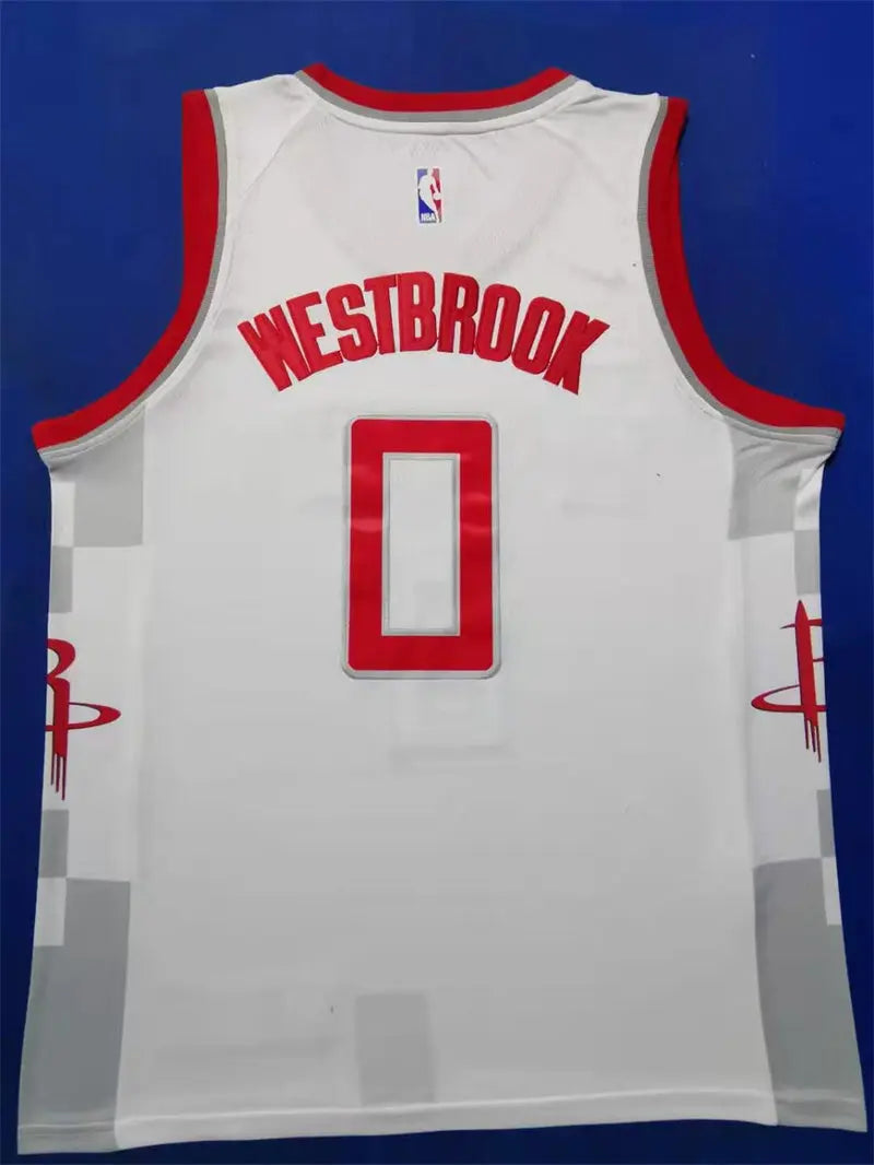 Houston Rockets Russell Westbrook NO.0 Basketball Jersey