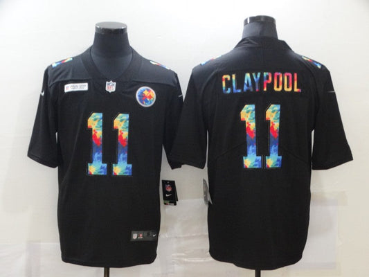 Adult Pittsburgh Steelers Chase Claypool NO.11 Football Jerseys