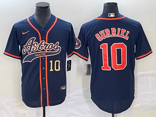 Men/Women/Youth Houston Astros Yuli Gurriel #10 baseball Jerseys
